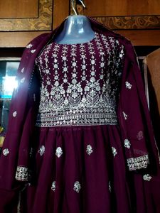 Nayra Cut Party Wear Embroidered Designer Dress