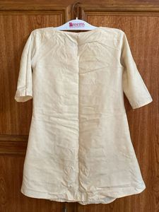 TWO Cream Kurtas