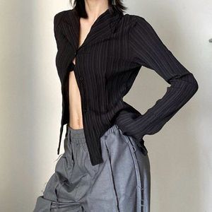 Black Ribbed Knit Cardigan