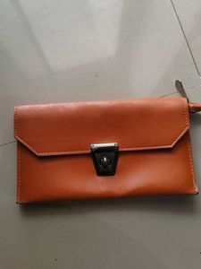 Stylish Tan Clutch Wallet