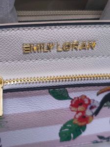 EMILY LORAN MINI HAND BAG WITH GOLD CHAIN