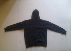 Men's Dark Grey Hoodie with Stripe