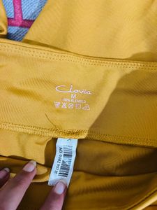 Yellow Active Leggings