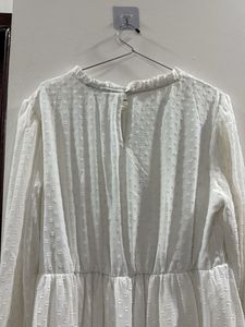 Elegant White Tiered Maxi Dress