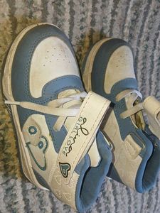 Cute Blue &amp; White Baby Sneakers