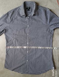 Men's Black &amp; White Gingham Shirt original and bra