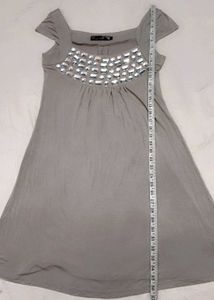 Very Fancy Stones Neck 👗 Dress
