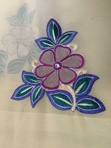 Elegant Embroidered Saree