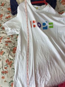 White 'Hope' Graphic T-Shirt