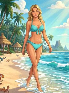 Aqua Blue Lace Bikini Top
