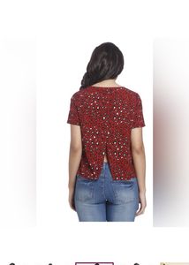 ONLY Casual Printed Women Red Top