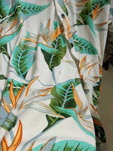 Men's Tropical Print Short Sleeve Shirt