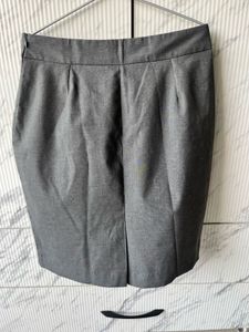 Allen Solly formal Grey Pencil Skirt