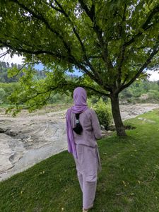 Beautiful Lavender Kurta Set