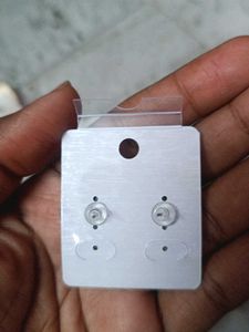 Golden Heart Stud Earrings