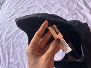 victoria’s secret Black Ribbed Sports Bra