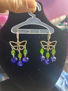 Butterfly Drop Earrings