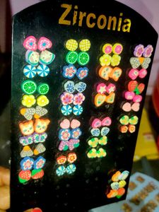 Cute Stud rubber Earrings Set kids jwellery