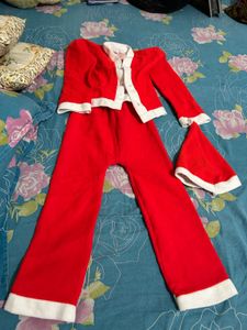Christmas Dress- With Cap