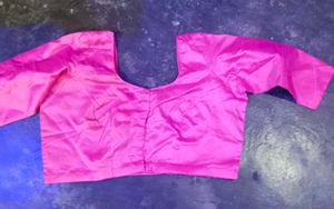 Vibrant Pink Silk Blouse