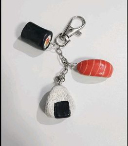 Cute Sushi & Onigiri Keychain