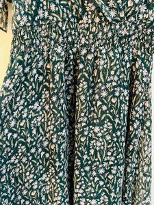 Chic Floral Print Midi Dress