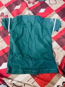 Boys Green Typo T-Shirt &amp; Shorts Set