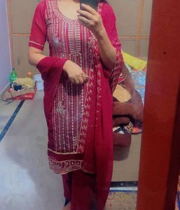 pant style suit with duppata