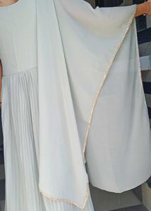Elegant Grey Kurta Set with dupatta b