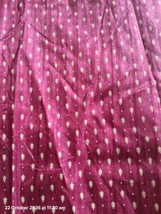 Vibrant Pink saree