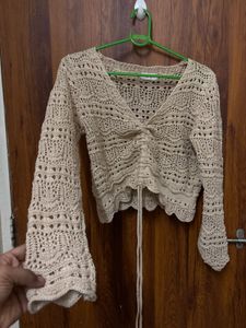Crochet Knit Cardigan
