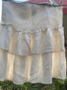 Tiered Ruffle Mini Skirt