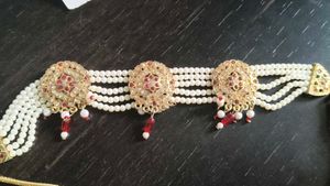 Exquisite Pearl &amp; Kundan Choker Set