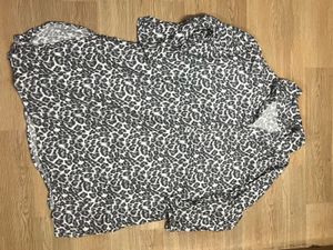 animal print coat set
