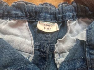 Blue Denim Cargo Shorts