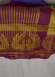 Elegant Peacock Border Saree