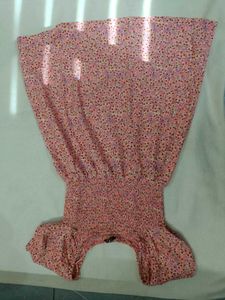 Pink Floral Smocked Dress