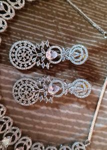 American Diamond Jewellery Set