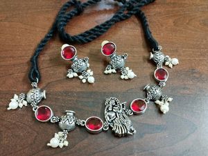 Radha Krishna Beautiful Set With Semi-precious Work 👌👌👌👌💕