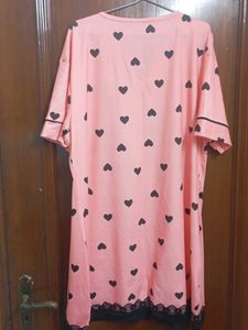 Cute Pink Heart Nightgown