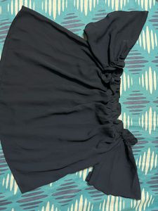 Elegant Navy Blue Blouse -34