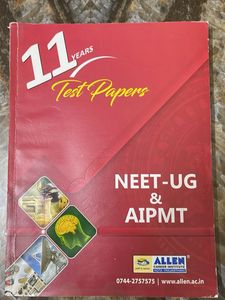 11 Years NEET-UG & AIPMT Test Papers by Allen