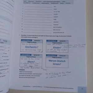 3 German A2 Exam prep books