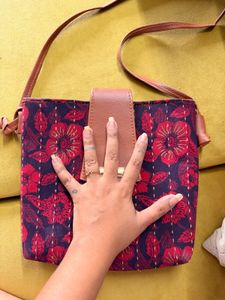 Floral Print Sling Bag