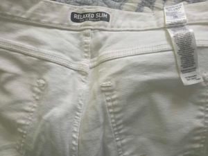 White Ripped Jeans M&amp;S size 16 XL
