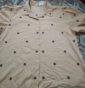 Embroidered Cotton women shirt (2 pcs)