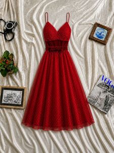 Elegant Red Party Dress