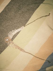 Silver Rhinestone Statement Necklace ✨