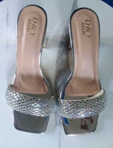 Sparkling Block heel