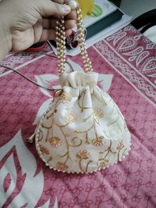 18.Embroidered Potli Bag
